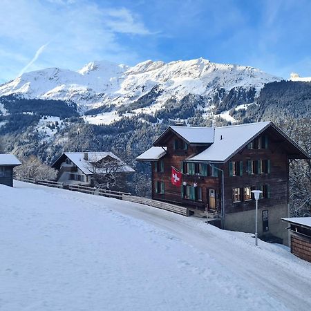 דירות Traditional Chalet In Wengen - Top Floor מראה חיצוני תמונה