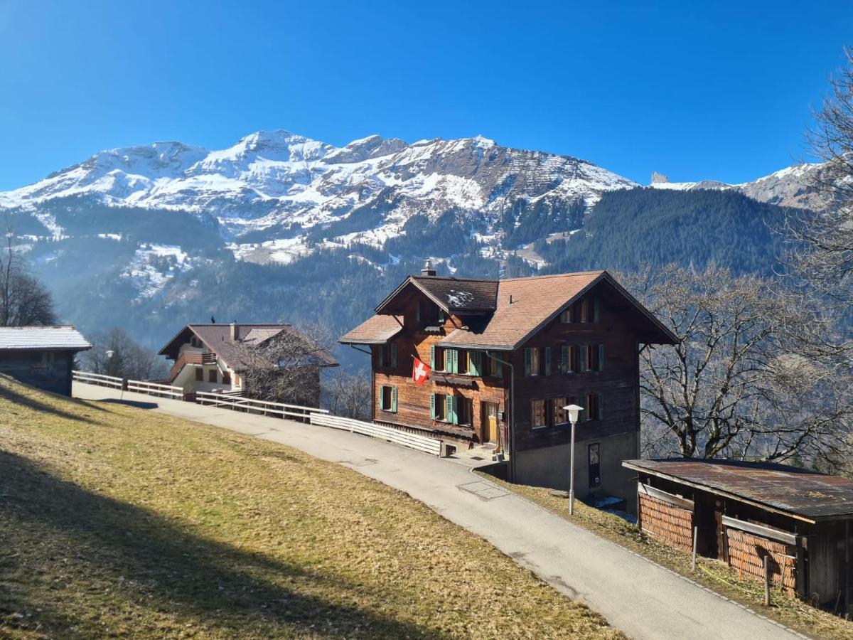 דירות Traditional Chalet In Wengen - Top Floor מראה חיצוני תמונה